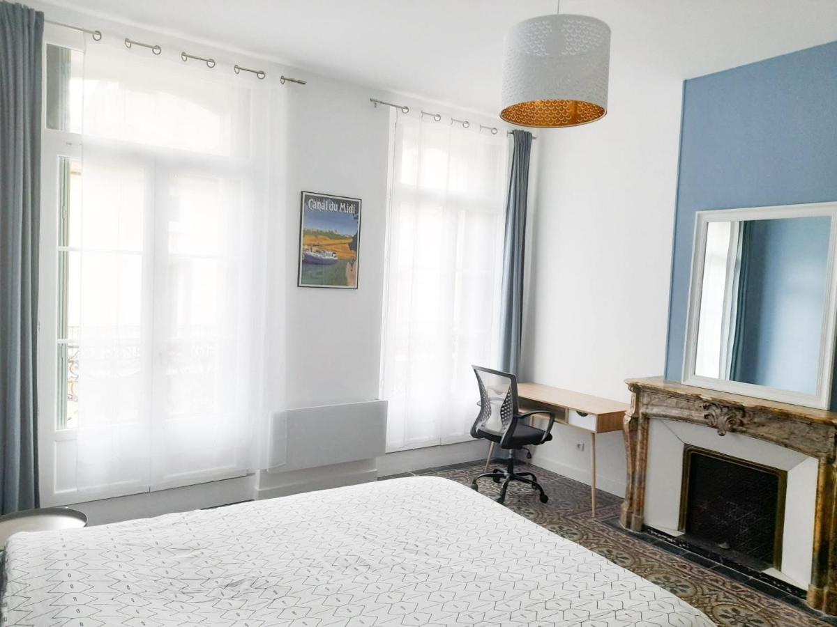Bright And Modern 3-Bedroom Apartment, 90M2 With Air Condition, In Beziers Bagian luar foto